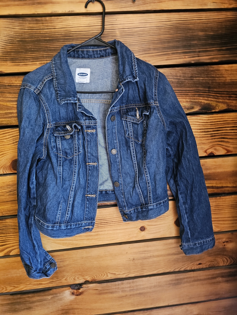 Old Navy Women's Blue Denim Trucker Jacket